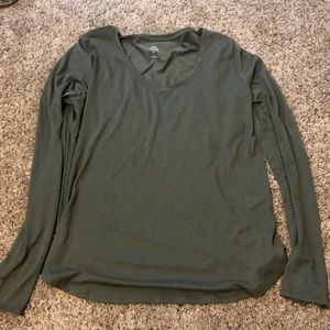 Army green long sleeve shirt